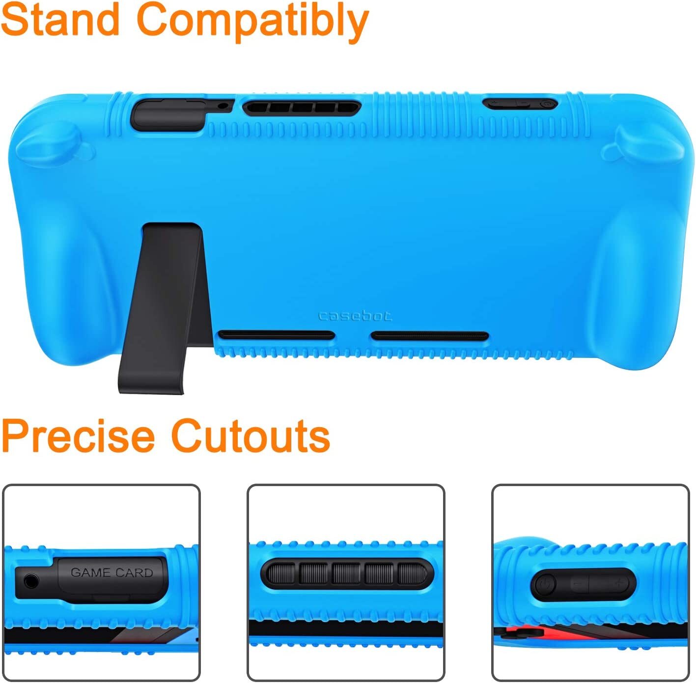 Silicone Case for Nintendo Switch 2017 Shockproof Protective Cover Grip Cover