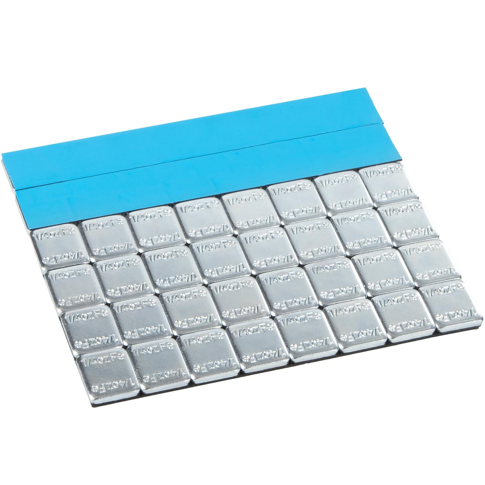 JiiinMiiin Upgraded Wheel Weights 1/4oz, 0.25oz - - 48PCS, Chrome
