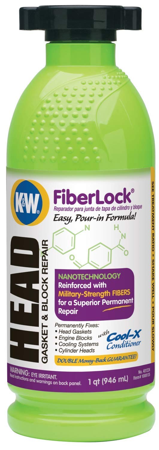 FiberLock Head Gasket & Block Repair  32 Fl Oz for Leaks & Sealing