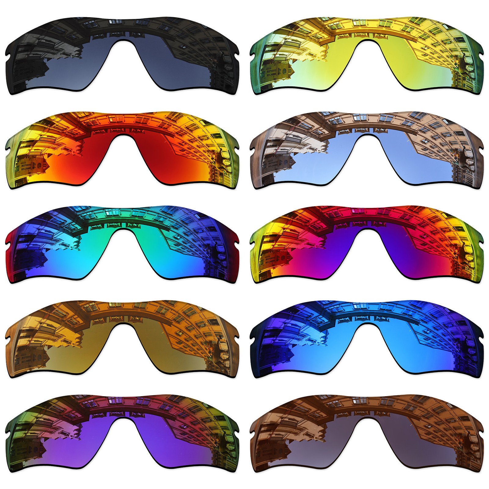 Replacement Lenses for-Oakley Radar Path 09-XXX Sunglasses Multiple Anti-scratch