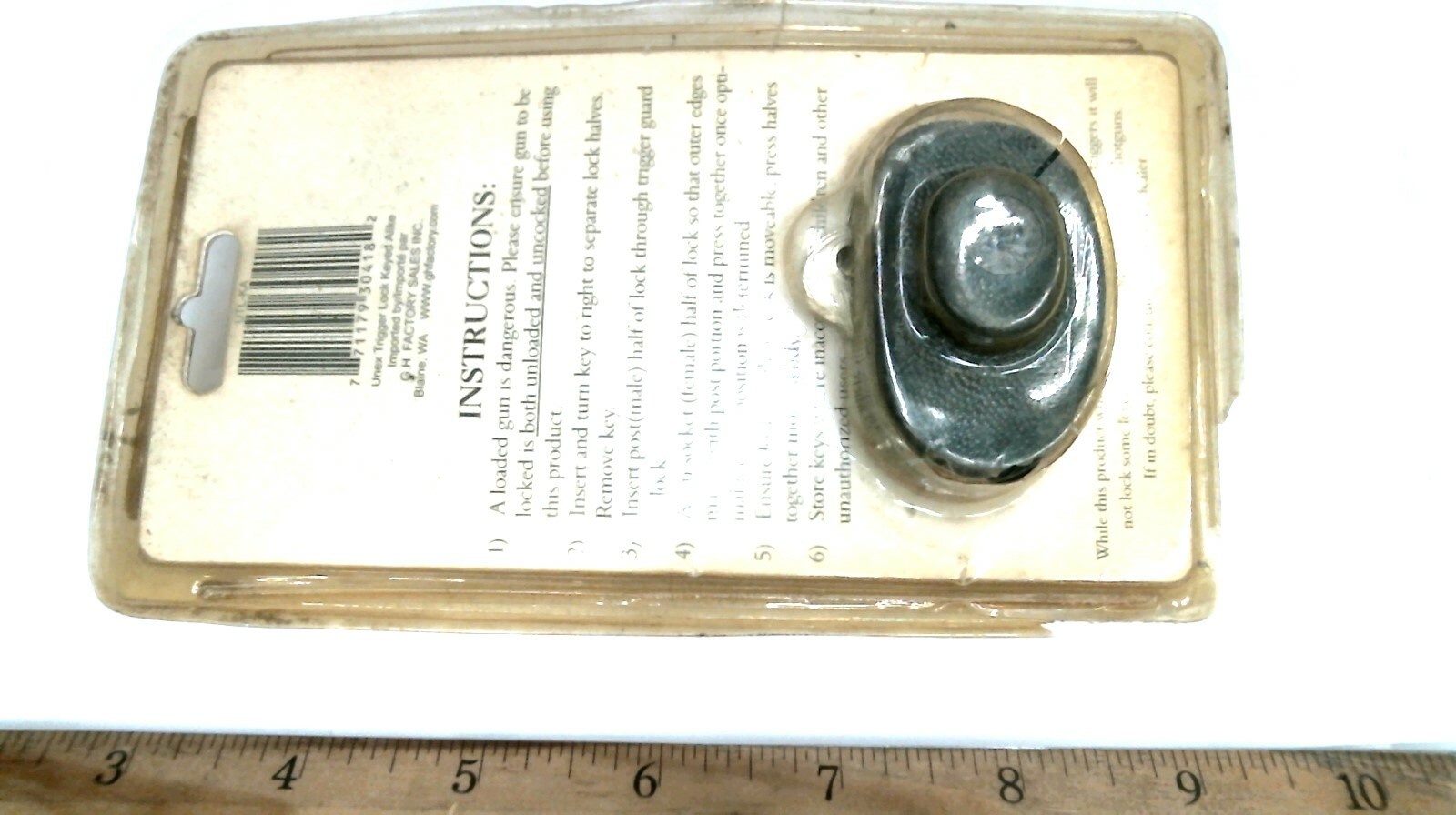 Unex UTL-KA Universal Trigger Lock W/Key