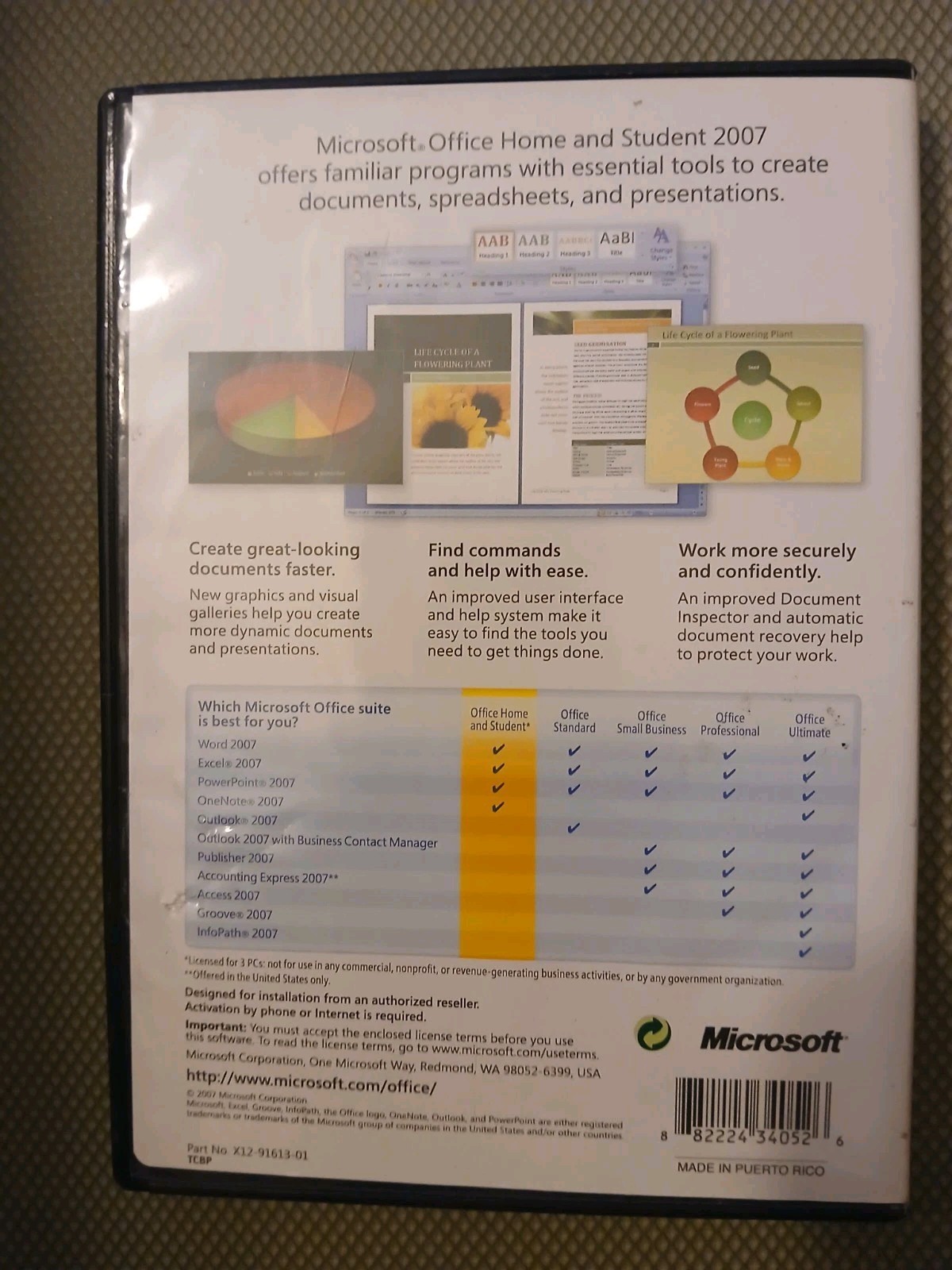 Microsoft Office Home and Student 2007 (79G-00007)