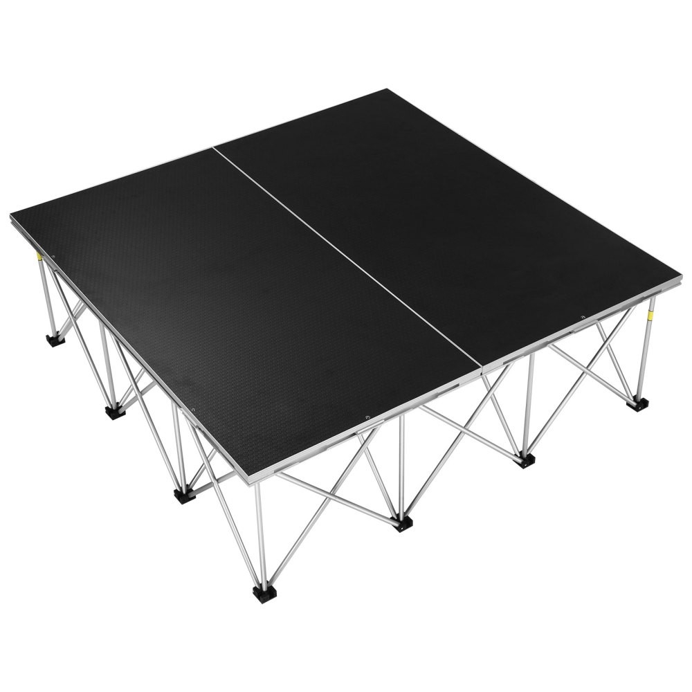 4'x4' Portable Stage Platform Modular System Foldable 16.9" Hight 120CM*120CM