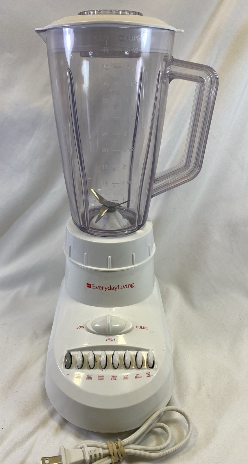 Vintage Everyday Living 14 Speed Blender Model JB-944 120V 350W Gently Used 44oz