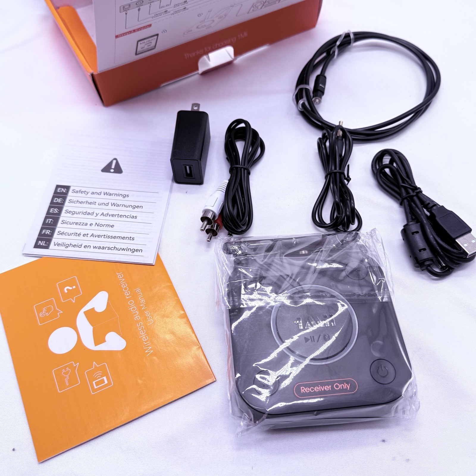1Mii B06Pro Long Range Bluetooth Receiver, HiFi Wireless Audio Adapter Bluetooth