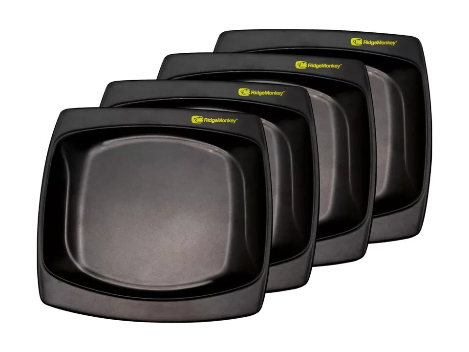 RidgeMonkey DLX Large Plate 4 Pack (RM899)