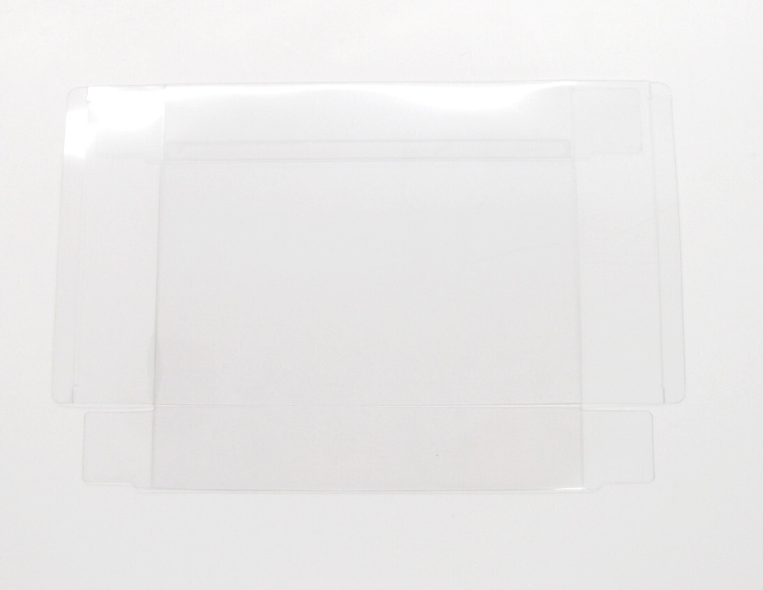 10X CLEAR PLASTIC BOX PROTECTOR FOR ATARI 2600 MYSTIQUE CIB GAME BOXES (SIZE G)