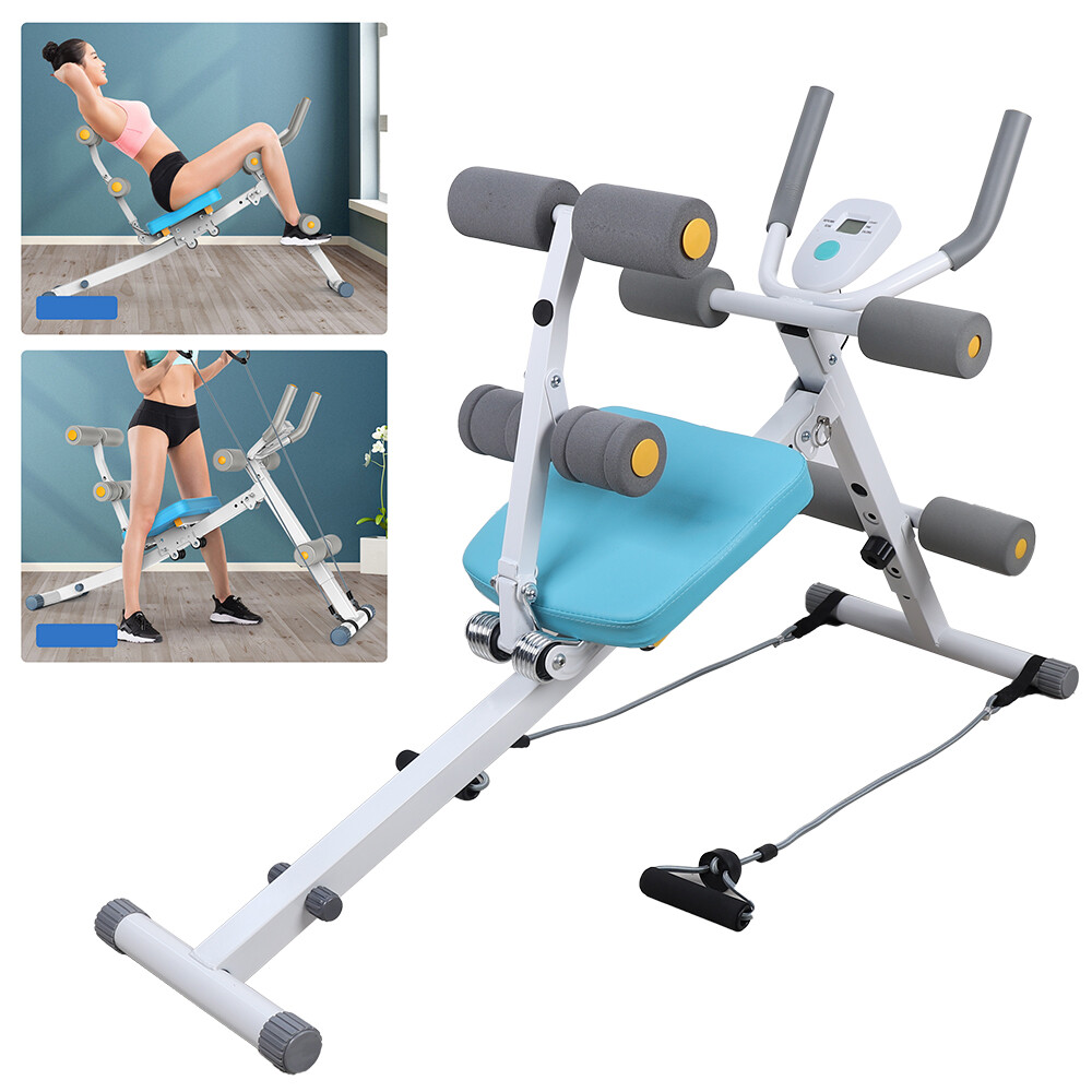 Ab Abdominal Exercise Machine Cruncher Trainer Fitness Body Shaper Gym Equipment