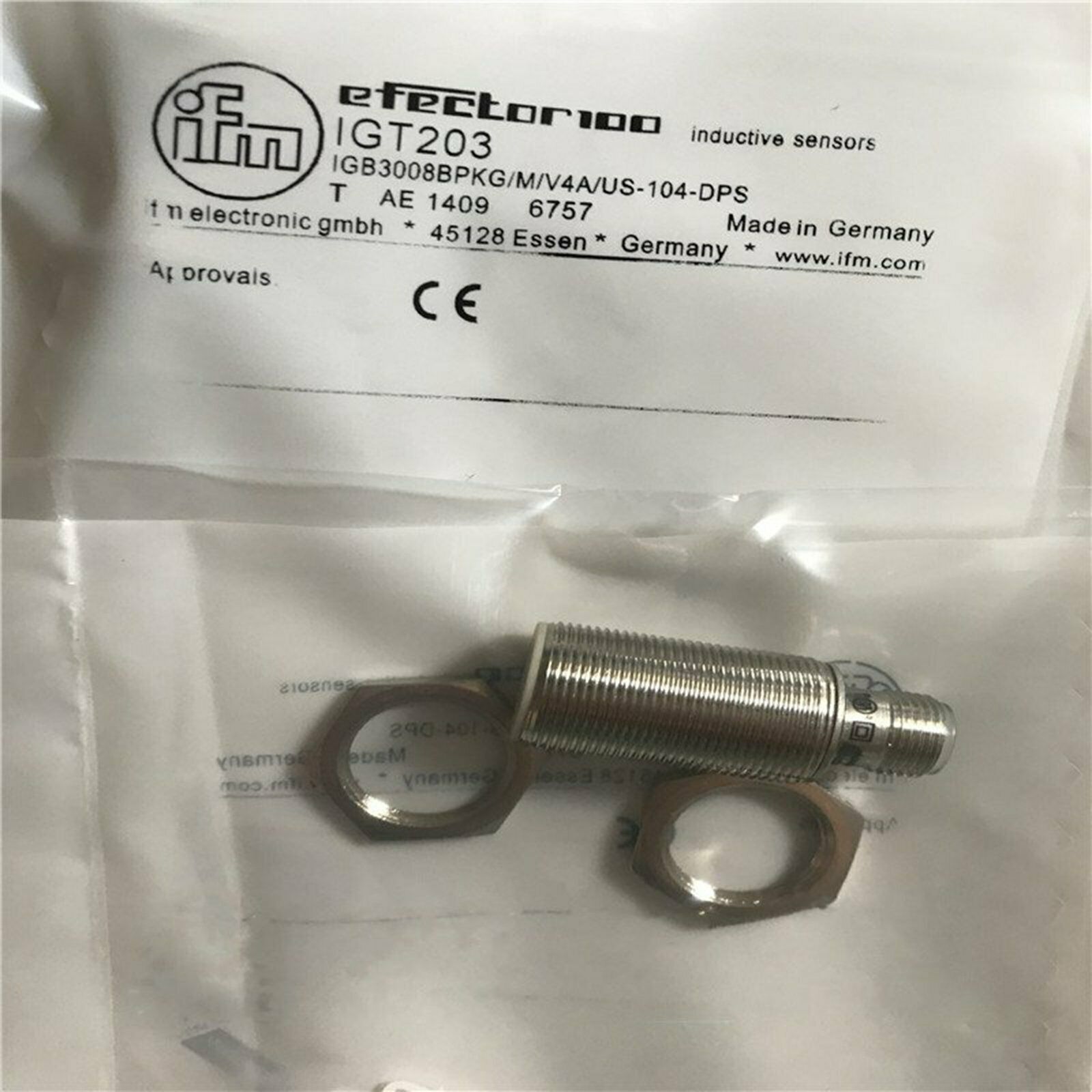 IFM IGT203 Inductive Proximity Switch Sensor 10...36 DC New
