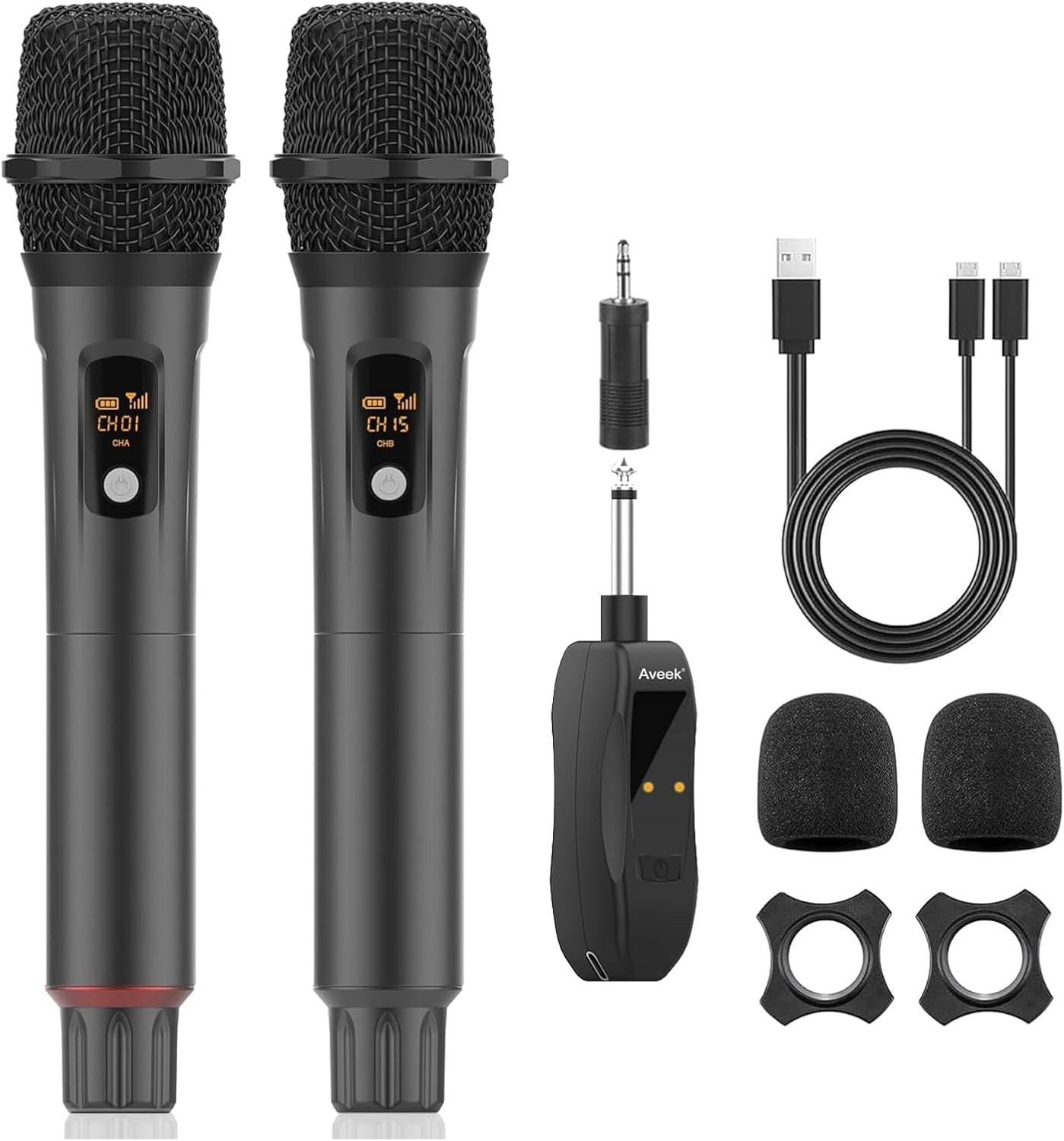 Professional Wireless Karaoke Microphone Set
