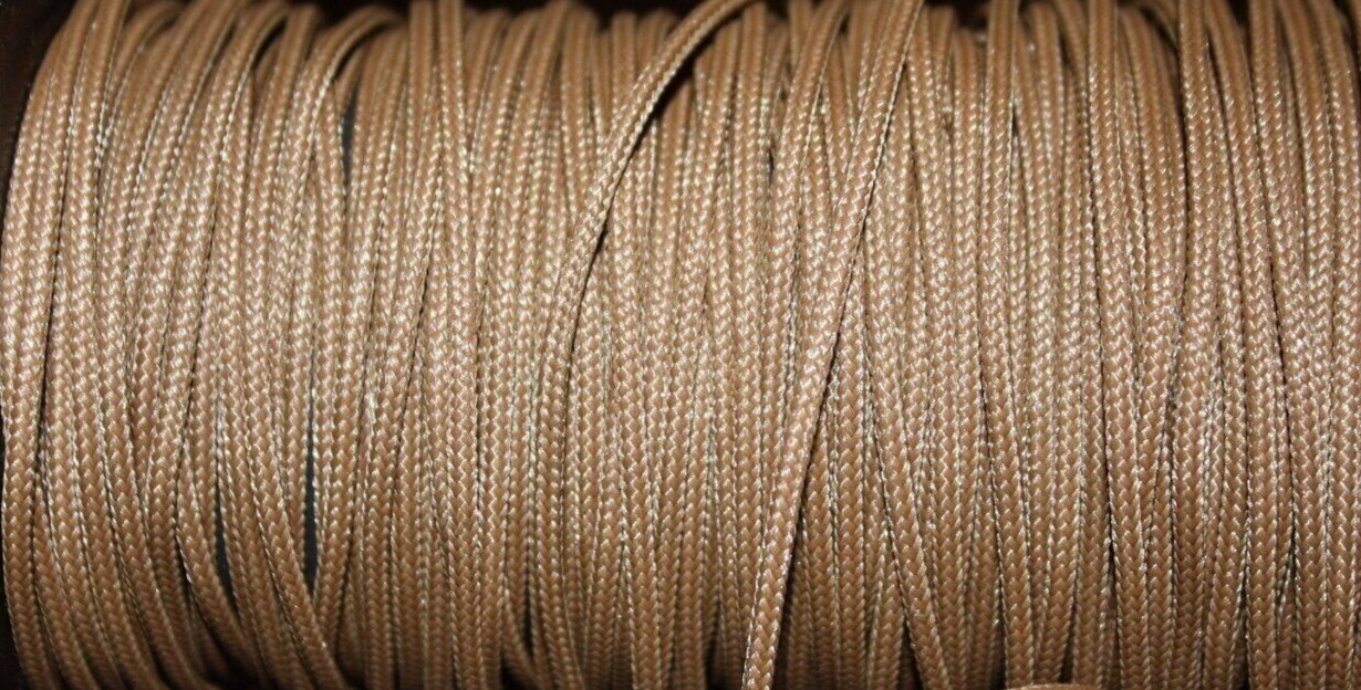 10' # 24 BCY TAN - D LOOP Archery Bowstring Rope Drop Rest Fall Away Rest Cord