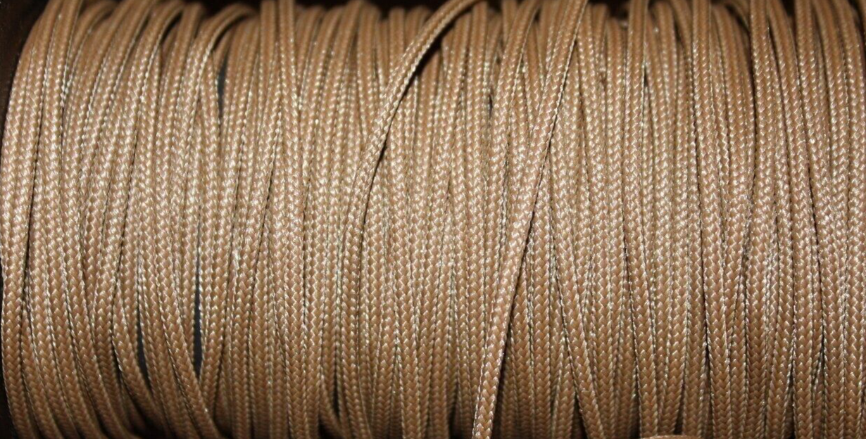 10' # 24 BCY TAN - D LOOP Archery Bowstring Rope Drop Rest Fall Away Rest Cord
