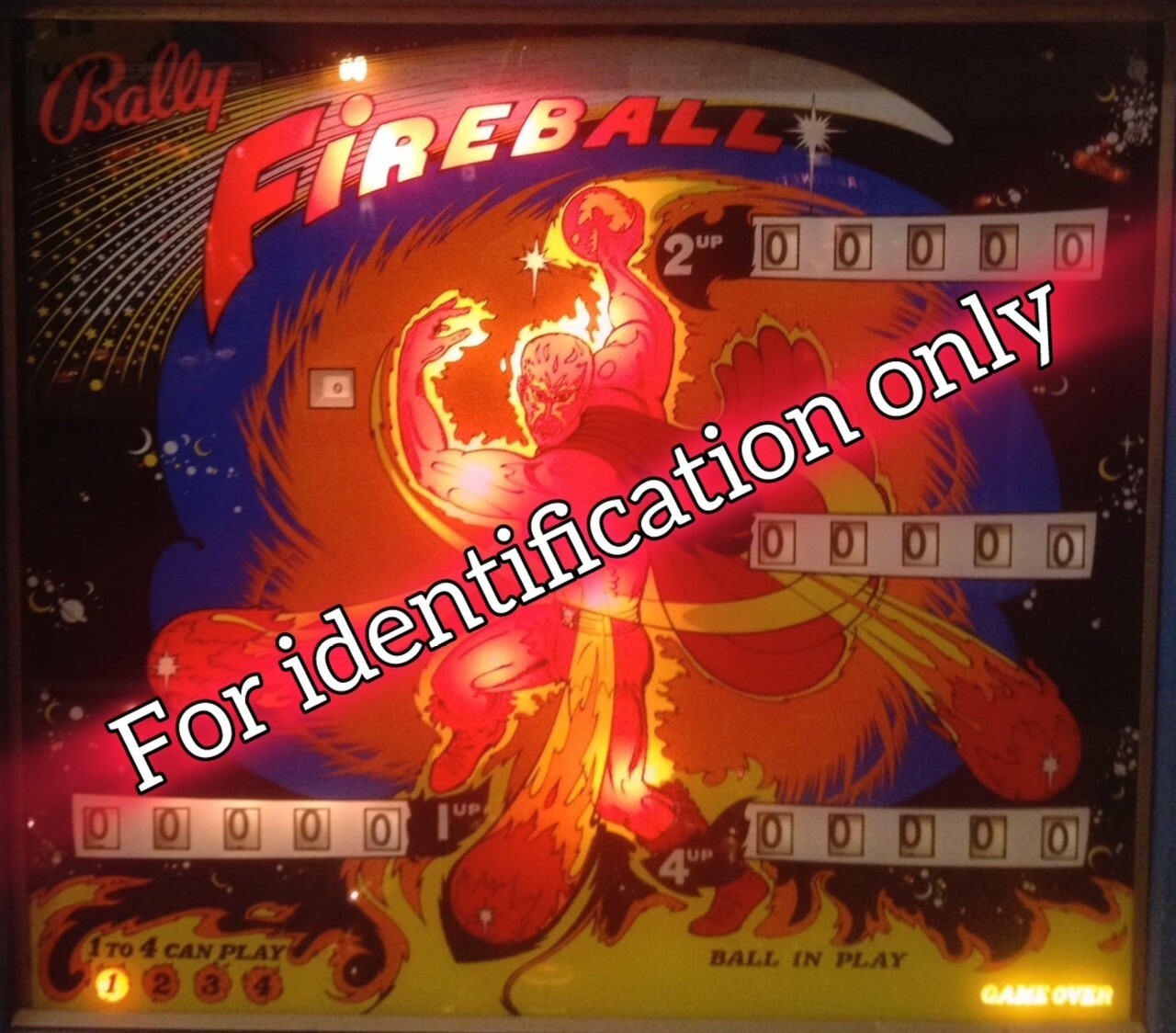 1972 Bally Fireball Pinball Machine Rubber Ring Kit
