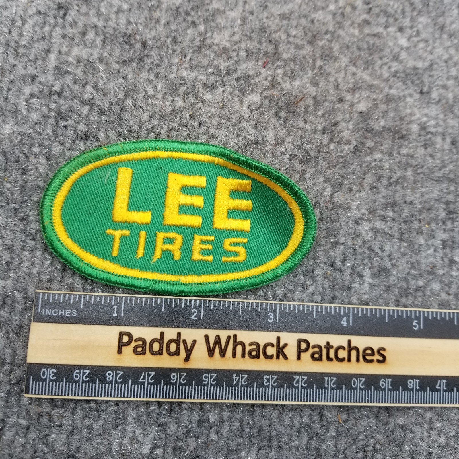 Vintage Lee Tires Patch Car Auto 70s 80s AB9