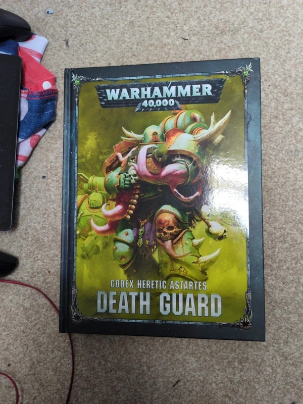 Warhammer 40K, Codex, Death Guard 8th Edition, Hardback Chaos, Heretic Astartes