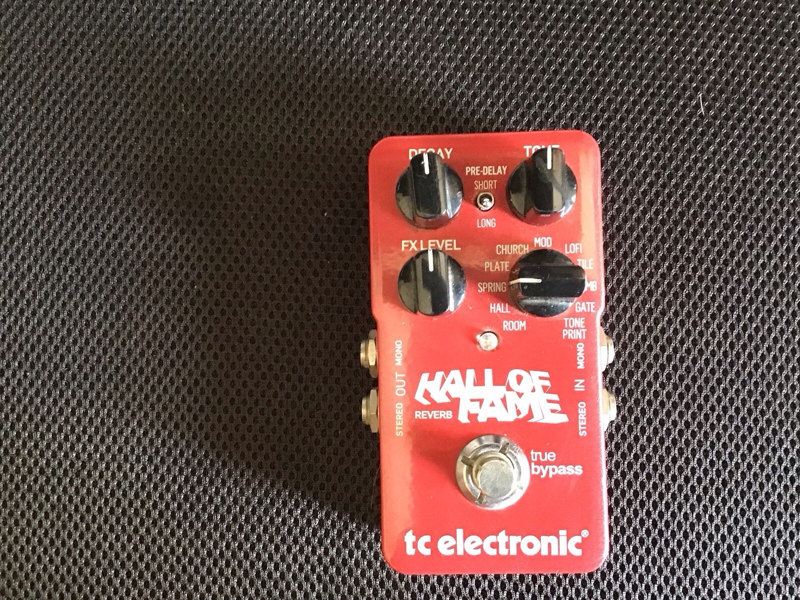 TC Electronic Hall of Fame Digital Reverb Pedal for Electric Guitar
