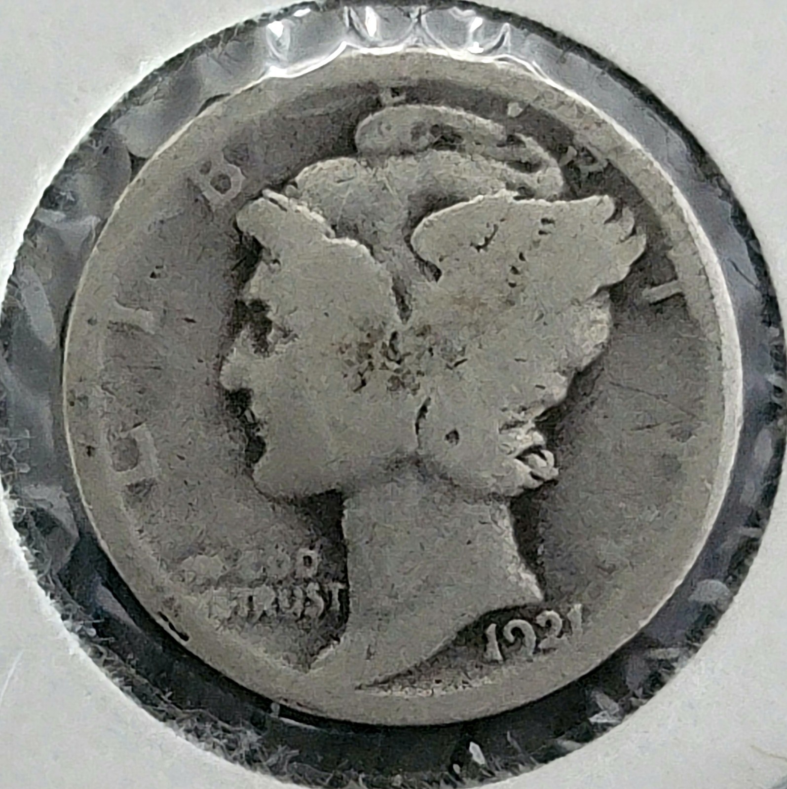 1921 MERCURY SILVER DIME *KEY 🔑 DATE* ☆  LOW MINTAGE  ☆ SEE MY PICS ☆  L@@K ☆