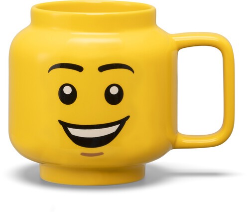 LEGO Ceramic Mug Large Happy Boy, 17.9 Oz (Boxed) [New ] L Shirt, Ceramic Mug,