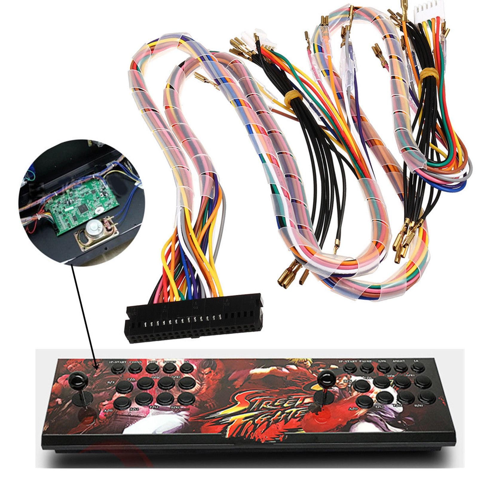Arcade Console Board Machine Harness Wiring Cable 20-pin 2 players Arcade Part r