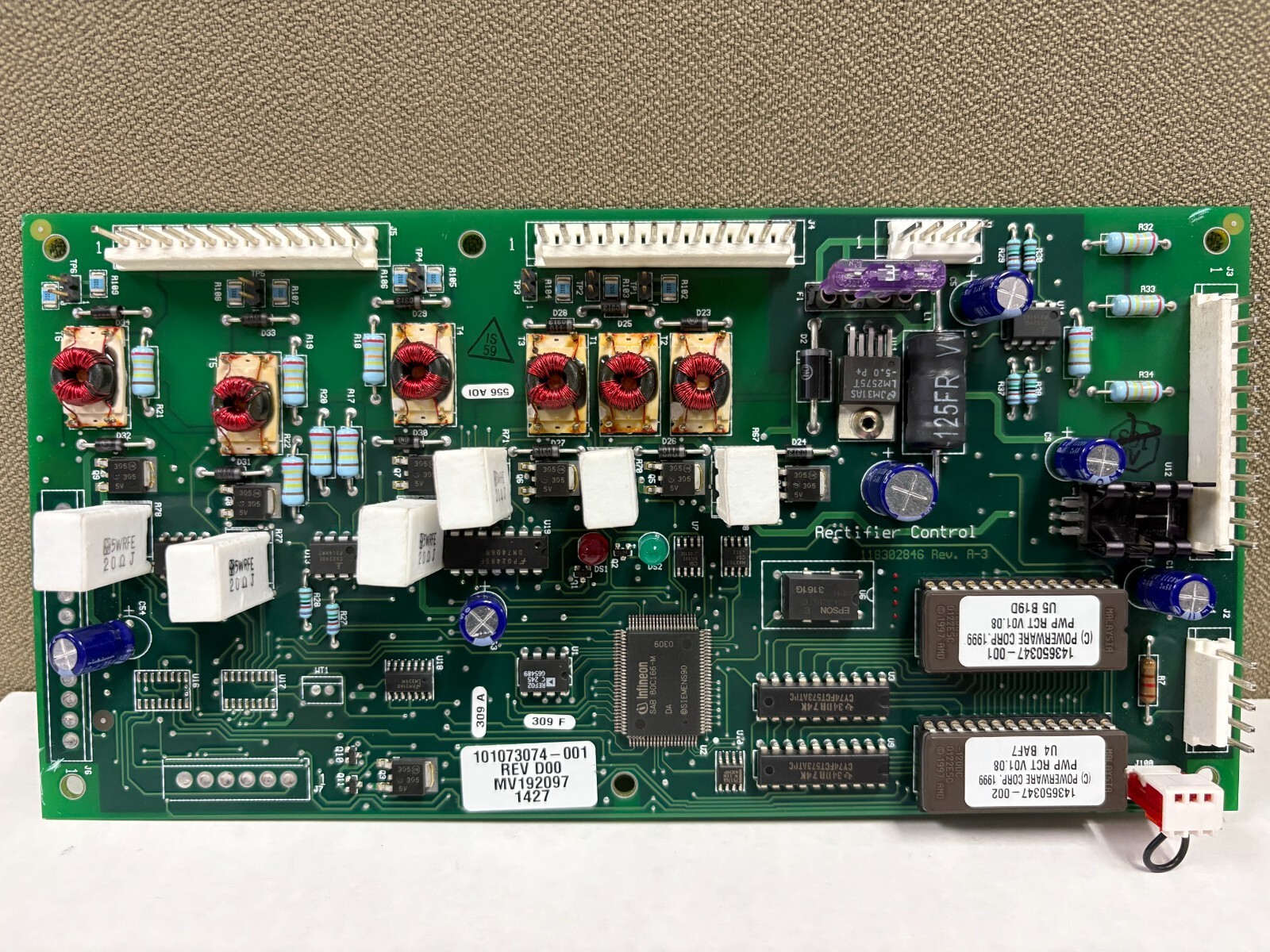 Eaton 101073074-001 Rev D00 Rectifier Control Board