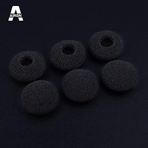 10 Pack Replacement Ear Foam for 18mm EarpieceHeadphoneTwo Way Radio Walkie T...