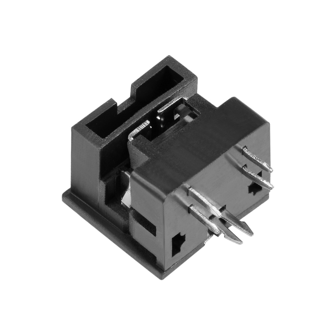 S-video PCB Mount 4 Pin Din Socket Audio Video Connector Black