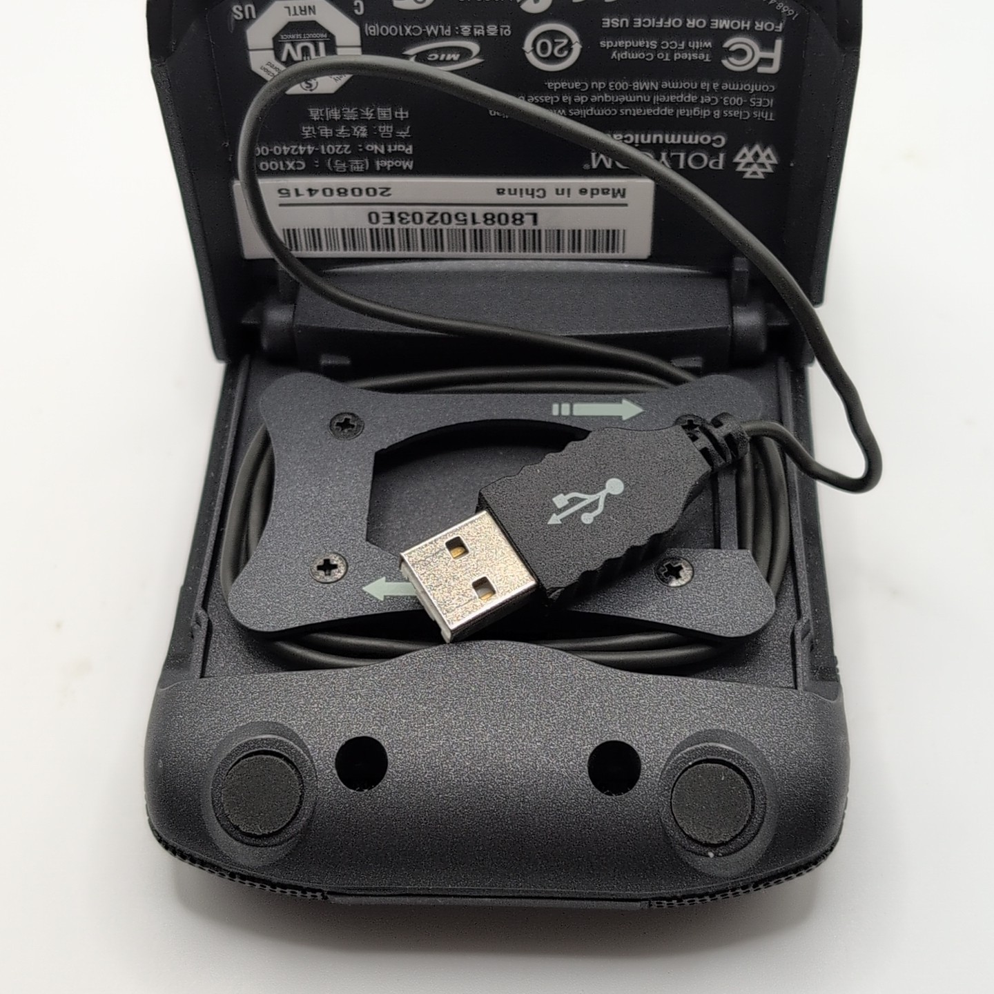 Polycom CX100 Audio Communicator USB Microphone Speakerphone TESTED