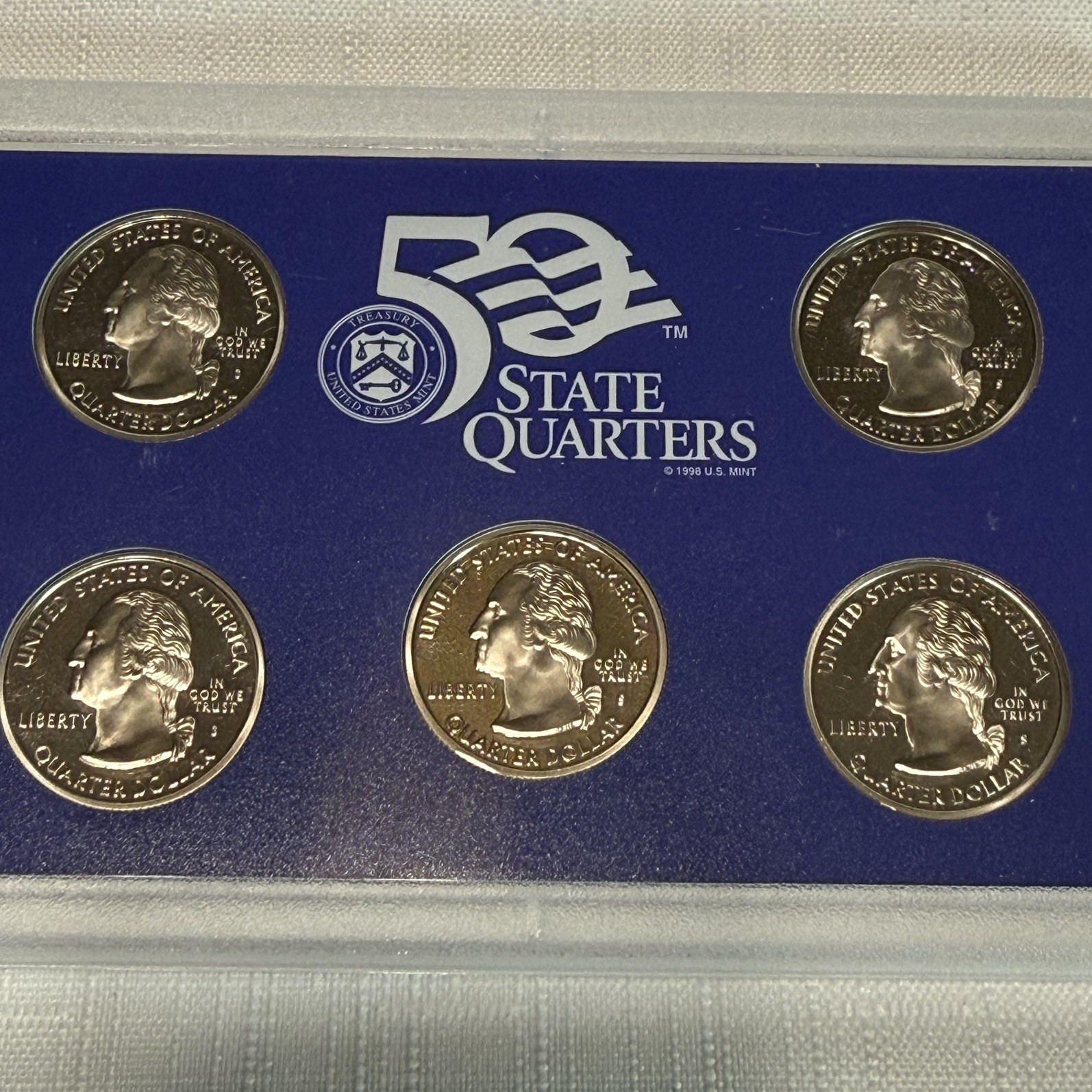 2005 Clad US Mint 10 COIN PROOF SET with COA Original Packaging COMPLETE