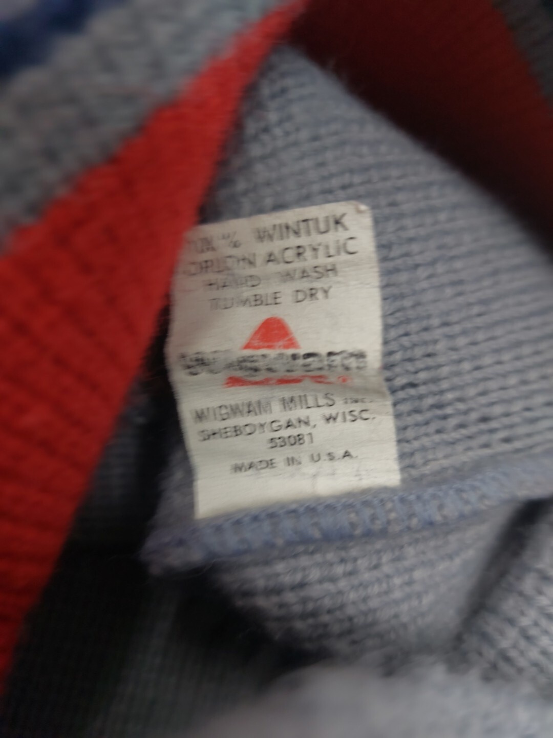 Vtg Wigwam Mills Made In USA Beanie Hat 100% Wintuk Orlon Acrylic Cap