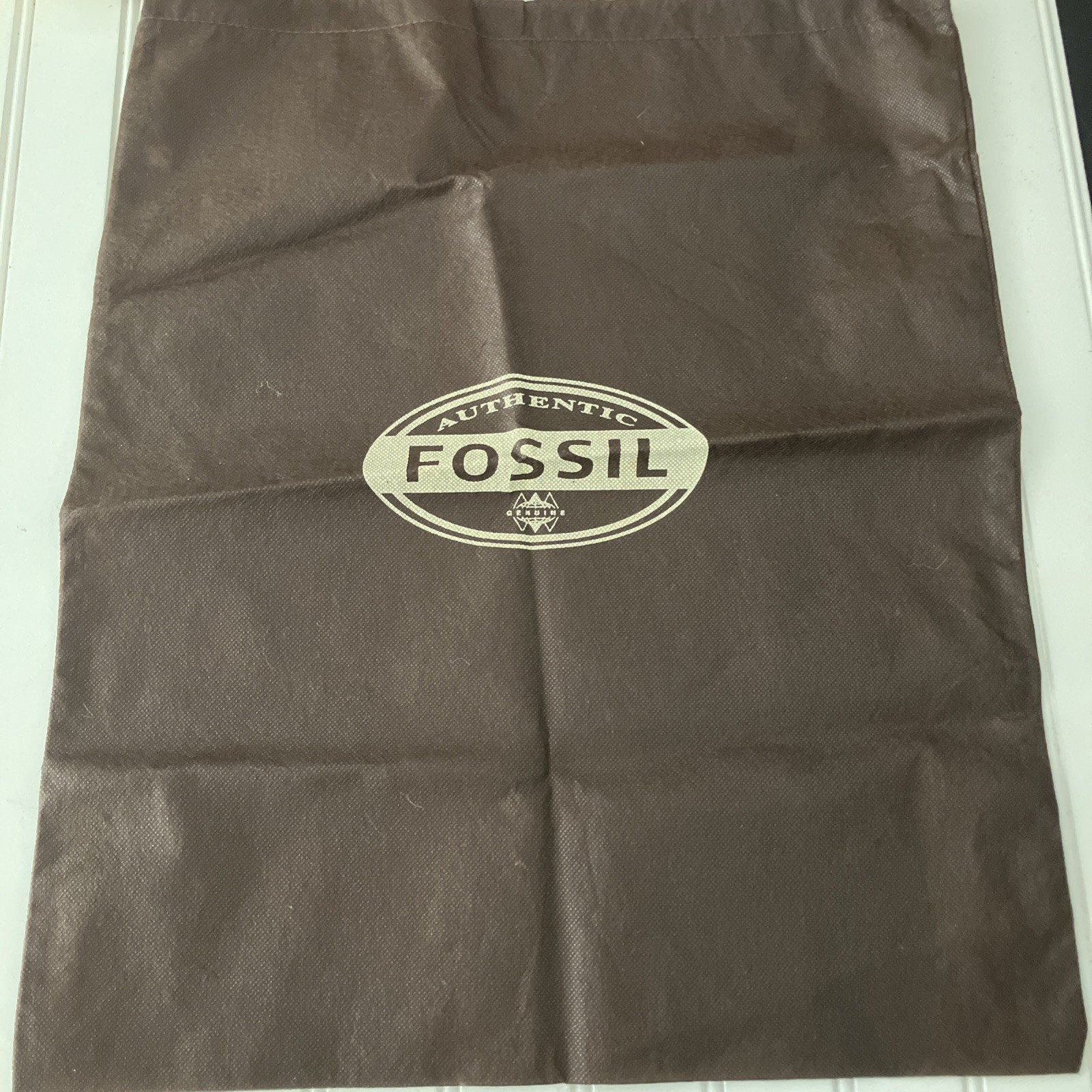 Fossil Authentic Dust Bag 19"” x 15" Storage Cover Drawstring Purse Storage