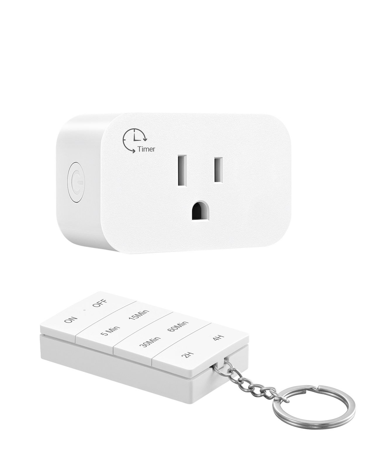 DEWNEWILS Remote Control Outlet w/ Timer, Indoor Remote Timer Outlet, 15A/1875W
