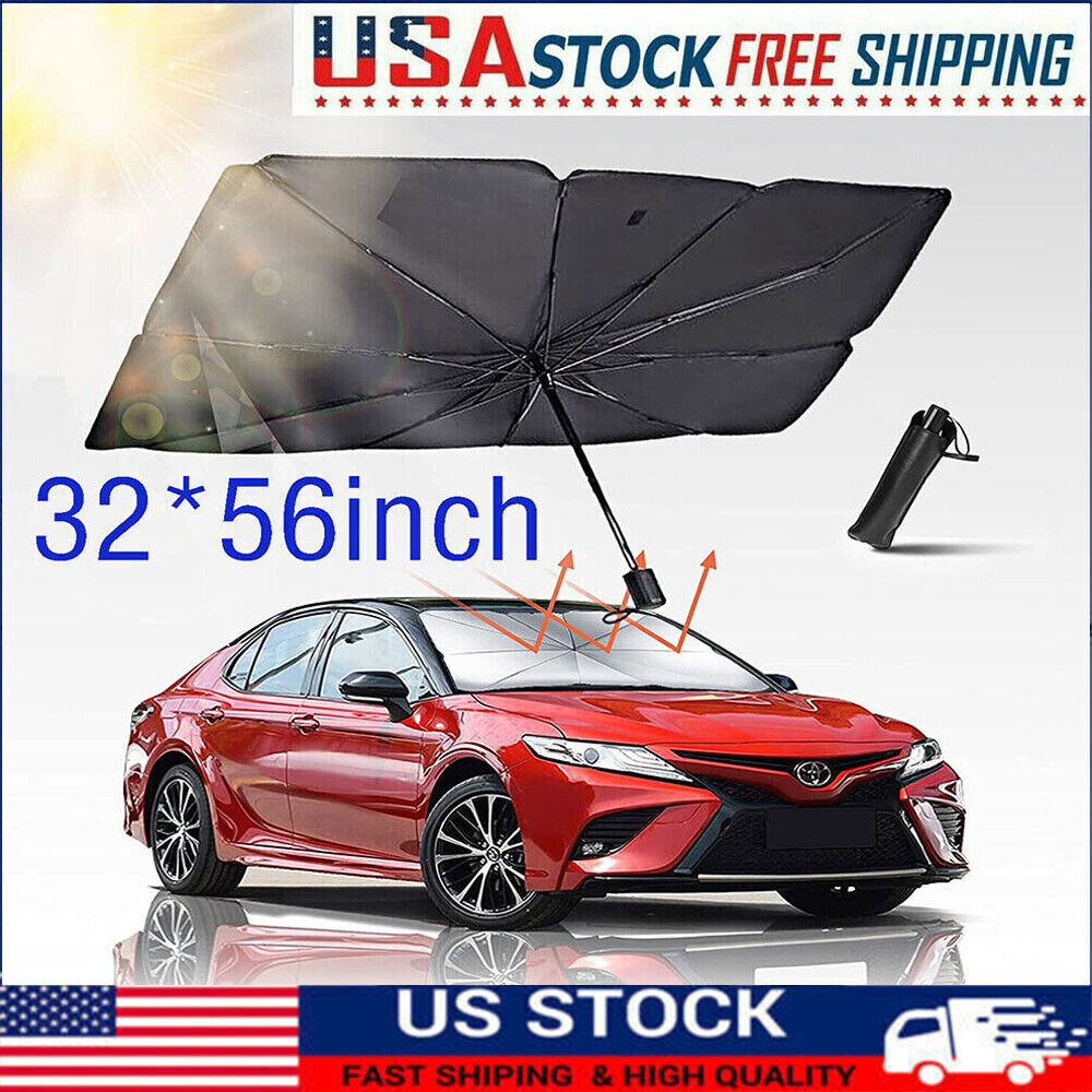 Car Sun Shade Windshield Front Window Cover Sun Shade Visor UV Umbrella Foldable