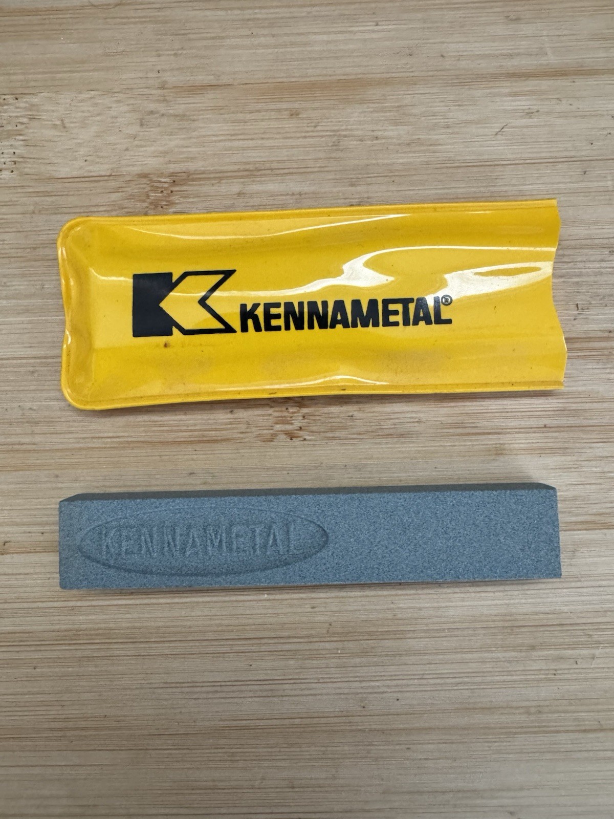 Vintage Kennametal Sharpening Stone Pocket Sharpener W/Sleeve - Unused