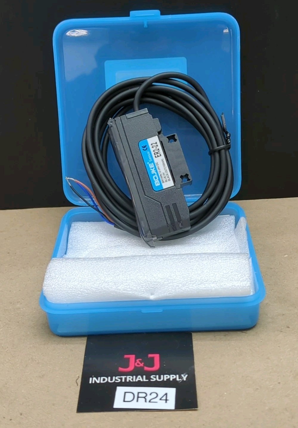 New BOJKE ER2-22 ER222 Fiber Amplifier Sensor 6' Cord Fast Shipping