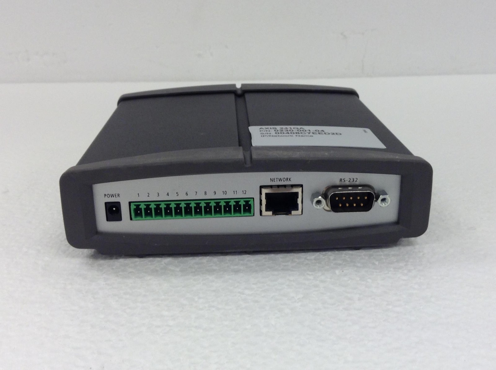 Axis 241QA 4 Channel Video Server 0230-001-04, No Ac Adapter, WORKING