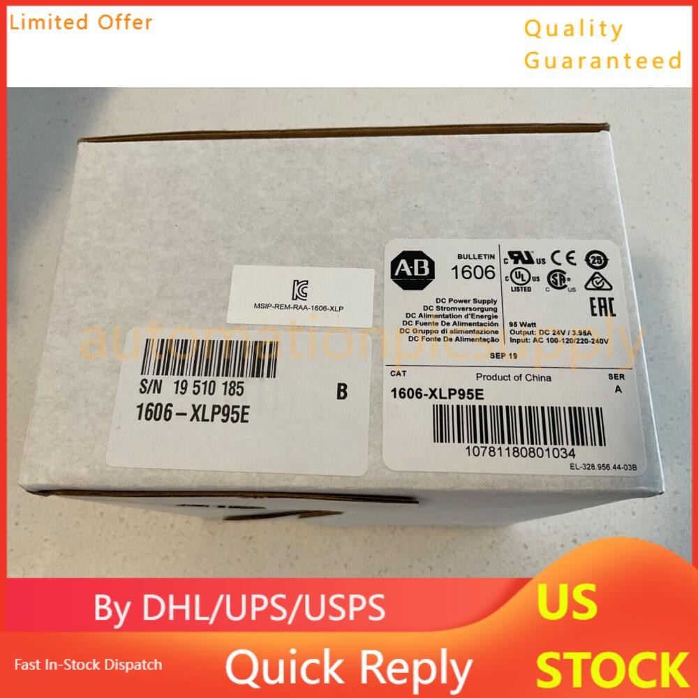 NEW Genuine Allen Bradley 1606-XLP95E DC Power Supply 95W Factory Packaged
