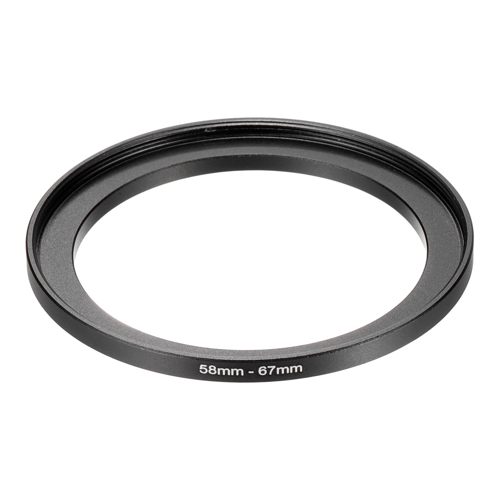 58mm Male 67mm Female Step Up Ring Adapter for ND IR DSLR, Black