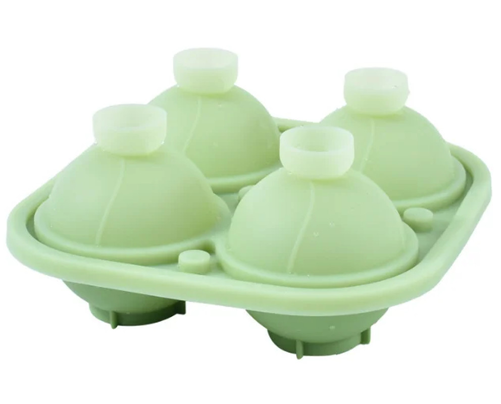 1Pc Large Silicone Ice Cube Trays - Easy-Release, No Leakage, Perfect for Whiske