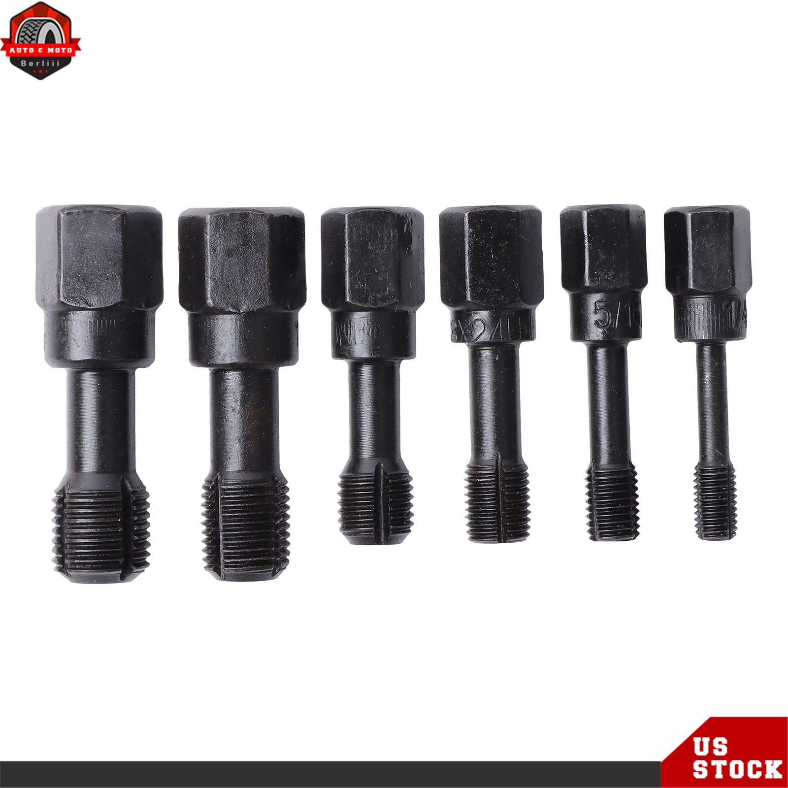 49Pcs Thread Repair Tool Set UNC UNF Metric Thread Restorer Tool Rethreading