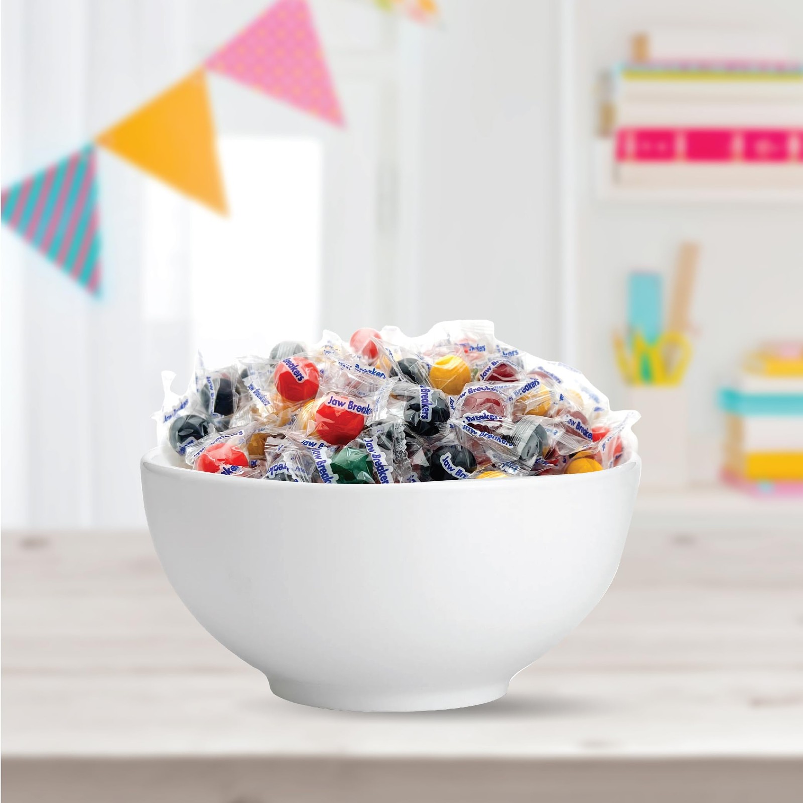 Jaw Breakers - 2 Pound Bulk Pack (About 170 Count) - Assorted Fruit Hard Cand...