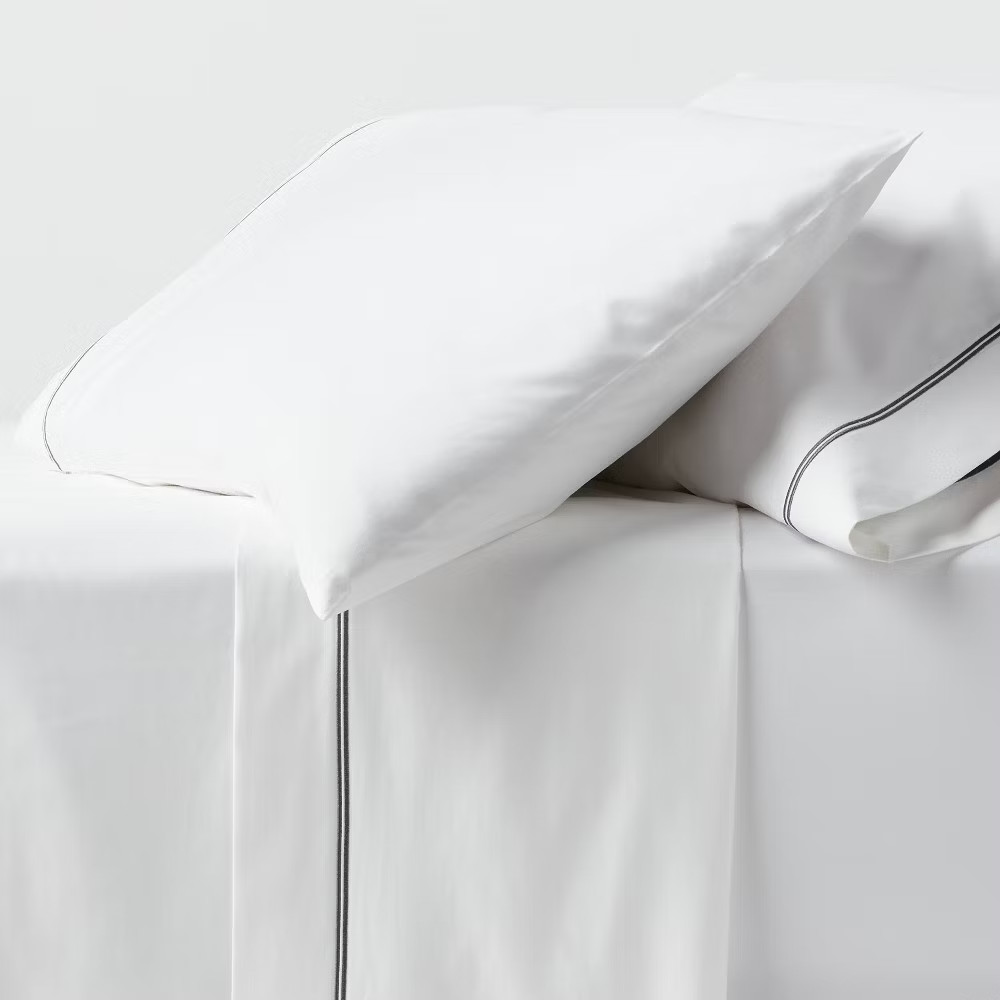 Full 800 Thread Count 4pc Hotel Collection Sheet Set Double Baratta Slate