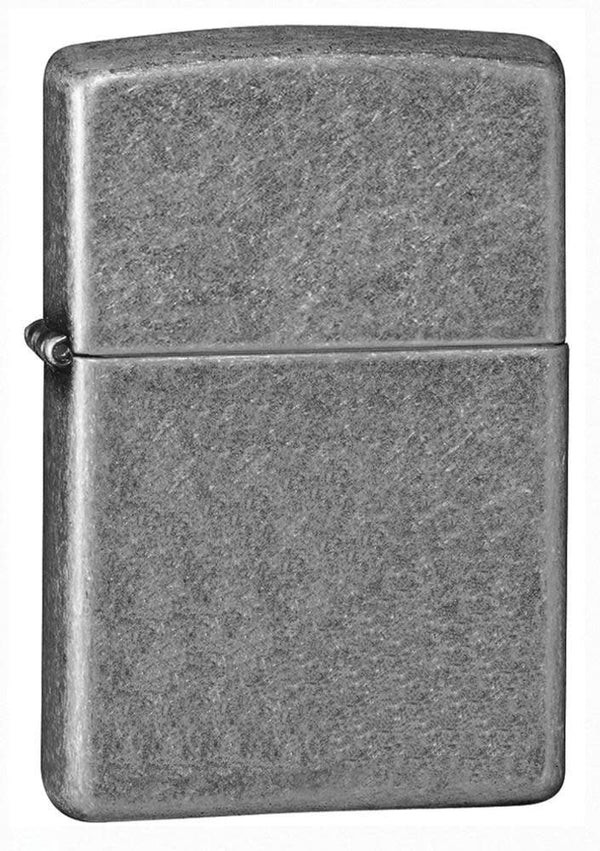Zippo 121FB Classic Antique Silver Plate Windproof Pocket Lighter New