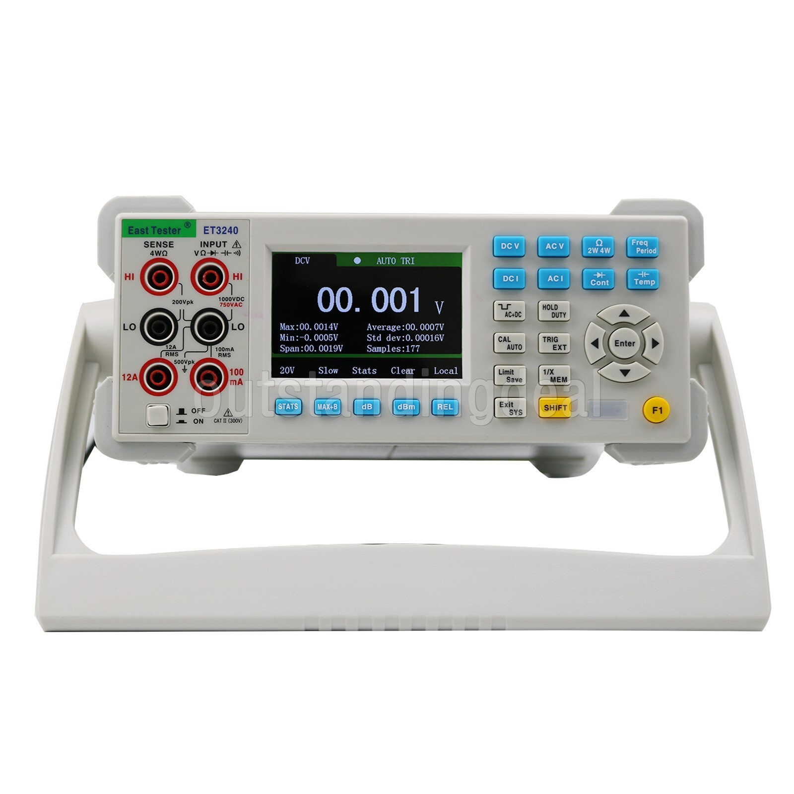 ET3240 4½ Digit Multimeter Digital Multimeter Accuracy 0.03% 3.5" Color TFT LCD-