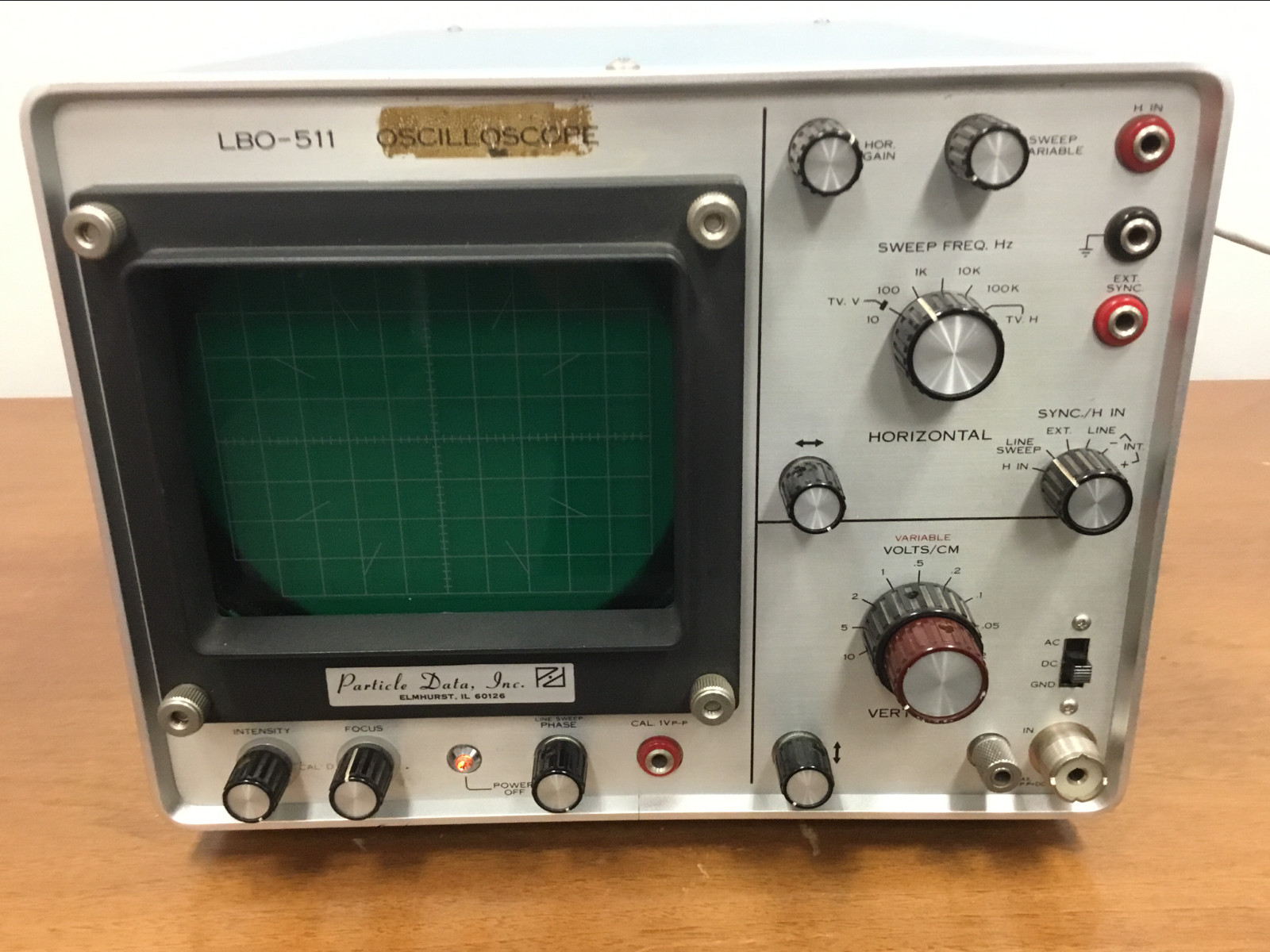 Particle Data, Inc. P/N: LBO-511 - Oscilloscope