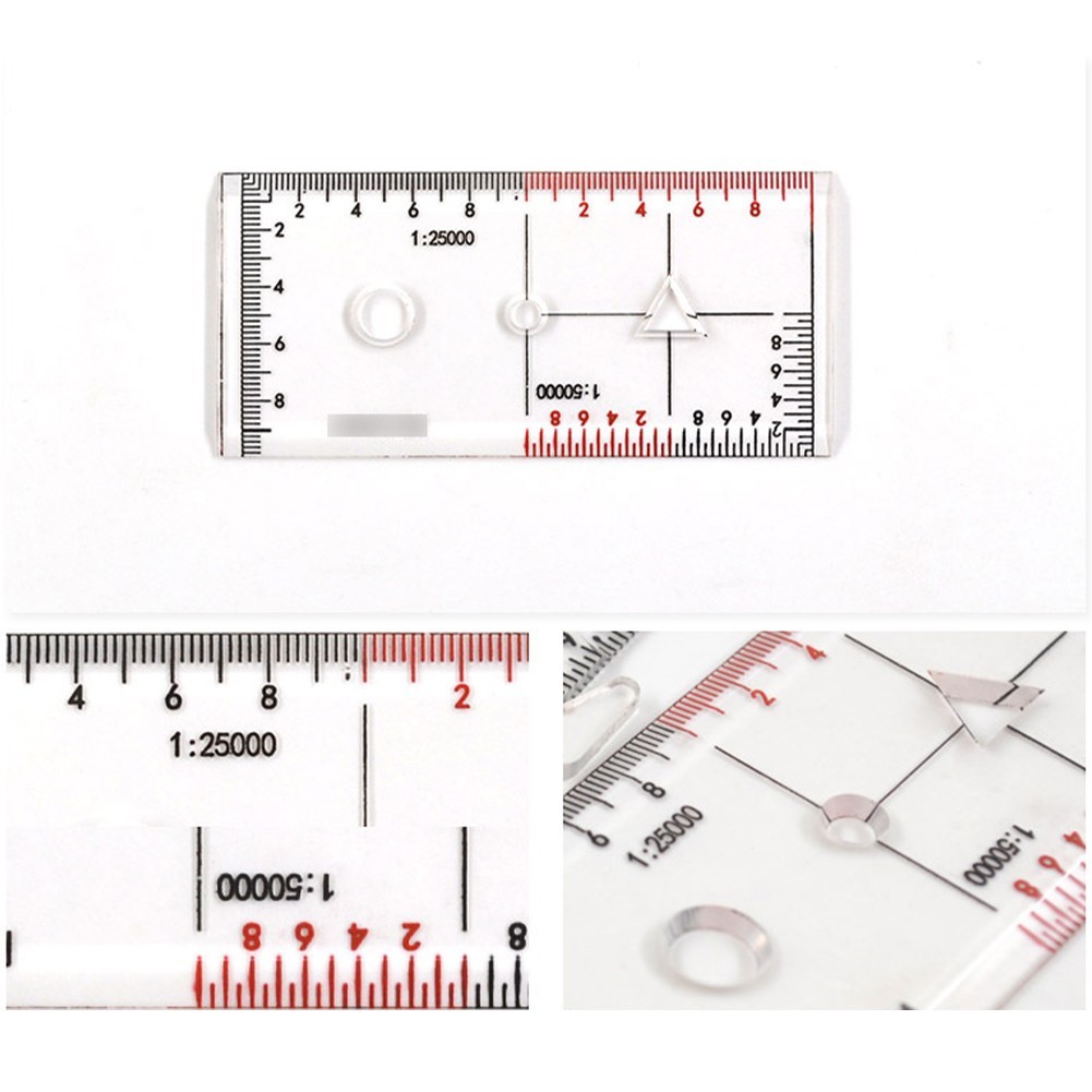 Geometry Drawing Template Ruler for Accurate Measurements and Calculations