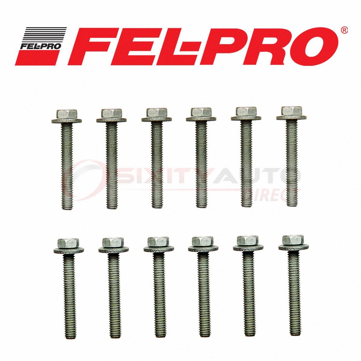 Fel-Pro Engine Intake Manifold Bolt Set for 1992-1993 Dodge D150 3.9L 5.2L at