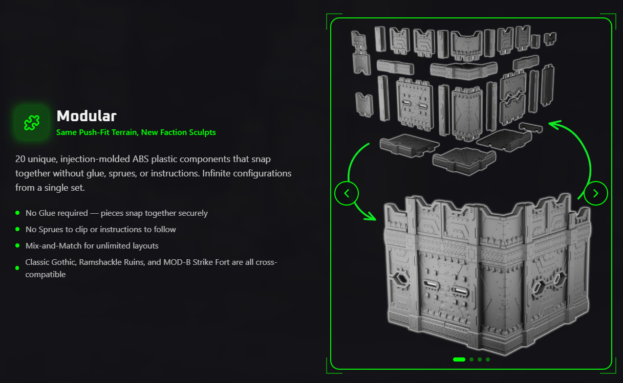 Snot Goblin Futureproof Terrain Bundle - Modular Terrain Set - Warhammer 40k