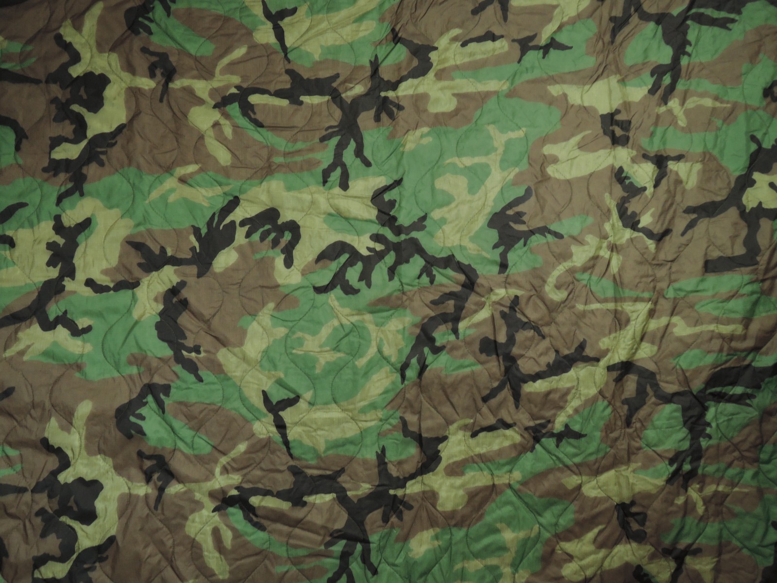 USMC Military Poncho Liner Wet Weather Woodland Woobie SP0100-01-D-EC46