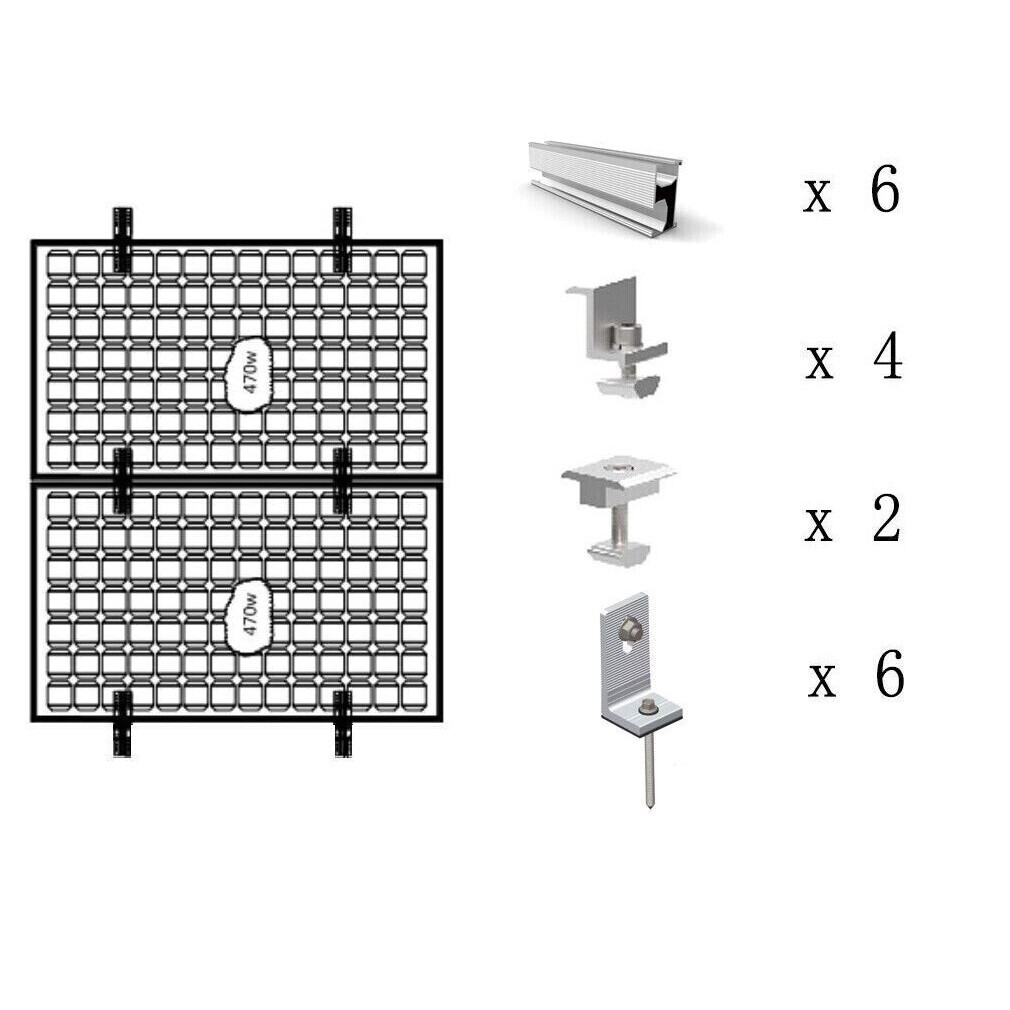 Accessories-Set Solar Rail Alu Mounting Rail Solar Panel PV Profile Solar System