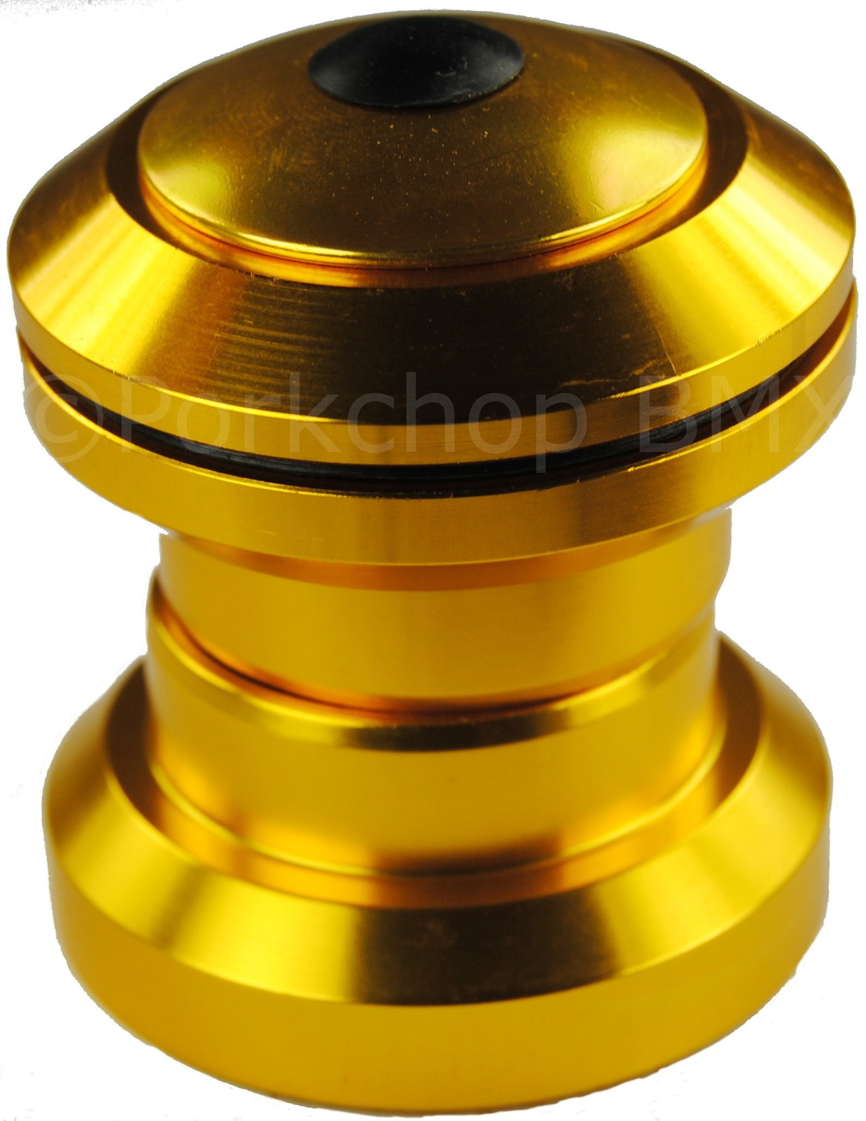Aluminum alloy BMX headset 1 1/8" threadless - GOLD ANODIZED